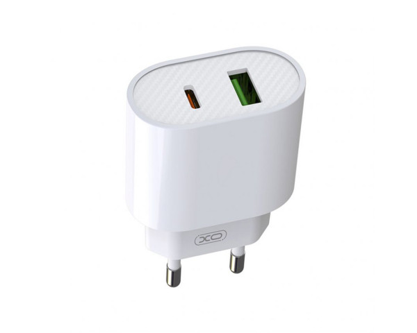 Сетевое зарядное устройство XO L81A адаптер PD_20W/QC3.0_3A max white