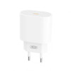 Сетевое зарядное устройство XO L81B адаптер PD/3A/20W/Fast charging white
