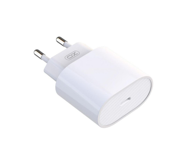 Сетевое зарядное устройство XO L81B адаптер PD/3A/20W/Fast charging white