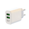Мережевий зарядний пристрій XO L85C адаптер 2USB 2.4A + Lightning white