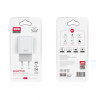 Сетевое зарядное устройство XO L85C адаптер 2USB 2.4A + Micro white