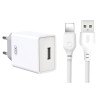 Мережевий зарядний пристрій XO L93 адаптер 1USB 2.4A + Lightning white
