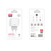 Мережевий зарядний пристрій XO L93 адаптер 1USB 2.4A + Lightning white