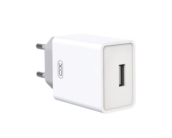 Мережевий зарядний пристрій XO L93 адаптер 1USB 2.4A white