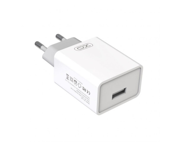 Мережевий зарядний пристрій XO L93 адаптер 1USB 2.4A white