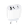 Мережевий зарядний пристрій XO L97 адаптер PD / QC3.0 / 2.4A Max white