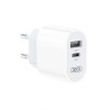 Мережевий зарядний пристрій XO L97 адаптер PD / QC3.0 / 2.4A Max white