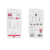 Мережевий зарядний пристрій (адаптер) 2в1 XO L99 1USB / 2.4A + Lightning white