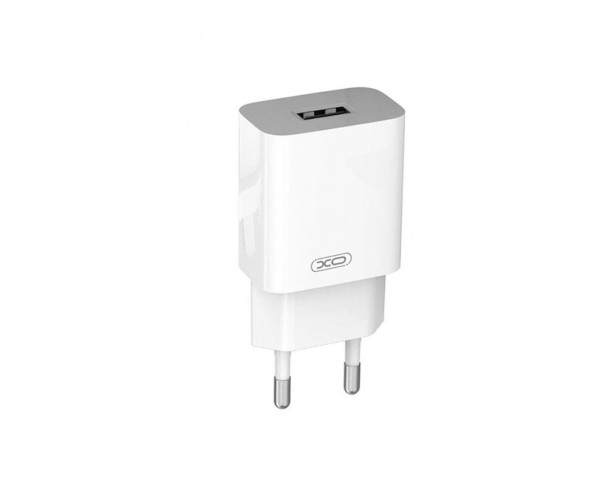 Сетевое зарядное устройство XO L99 адаптер 1USB 2.4A white