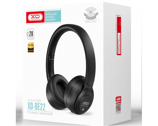 Навушники Bluetooth XO BE22 black