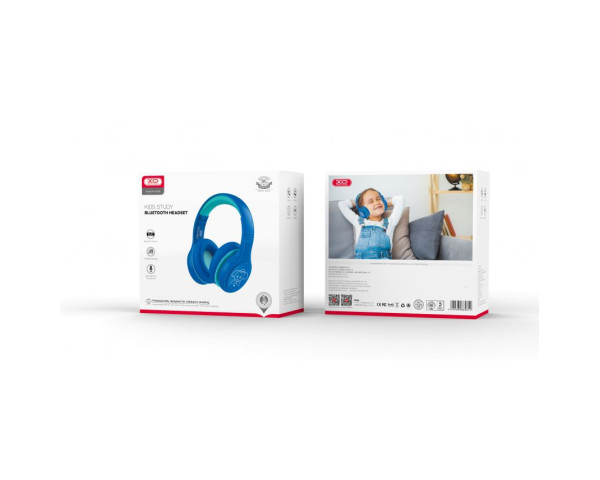 Дитячі навушники Bluetooth XO BE26 blue