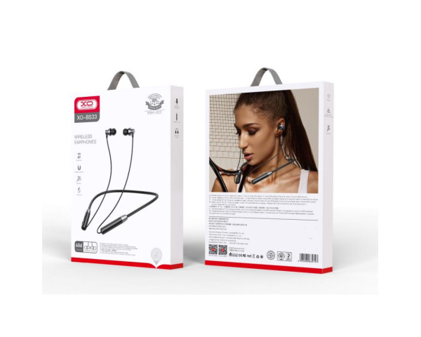 Наушники Bluetooth XO BS33 Sport black