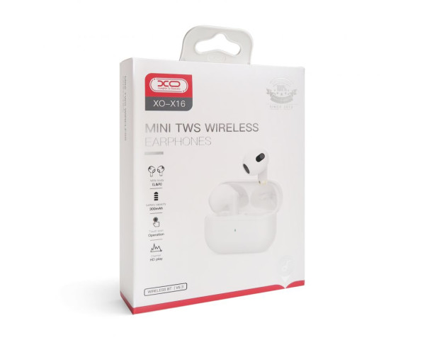 Навушники Bluetooth XO X16 white