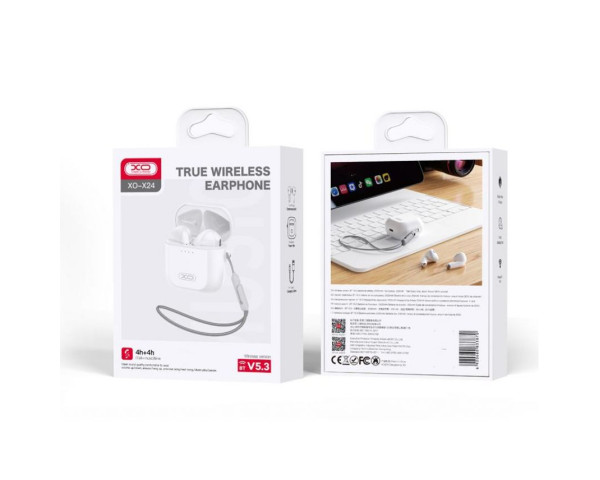 Навушники Bluetooth XO X24 white