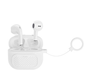 Навушники Bluetooth XO X26 з силіконовим чохлом та шнурком white