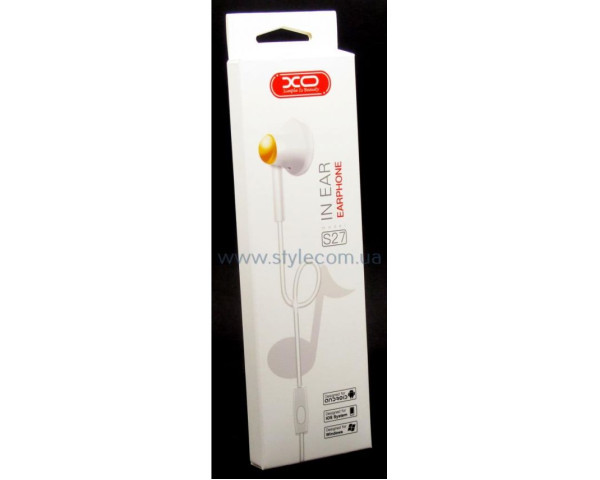 Навушники XO S27 white