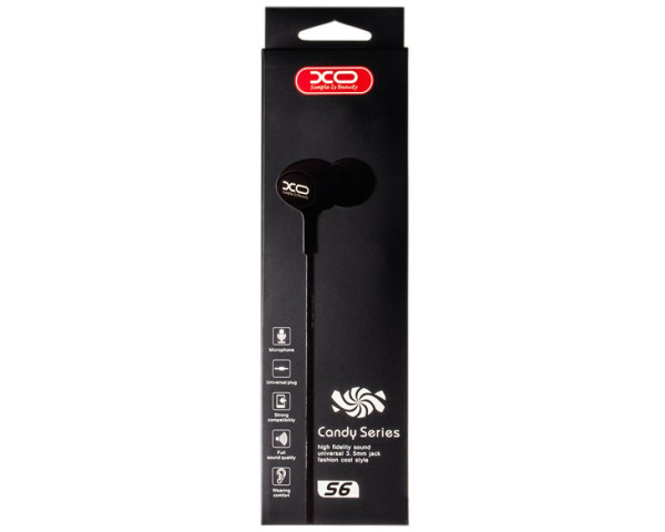 Навушники XO S6 black