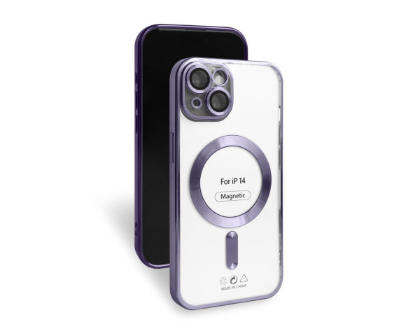 Чохол with MagSafe для iPhone 14 violet
