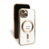 Чехол с функцией MagSafe для Apple iPhone 14 gold (3)