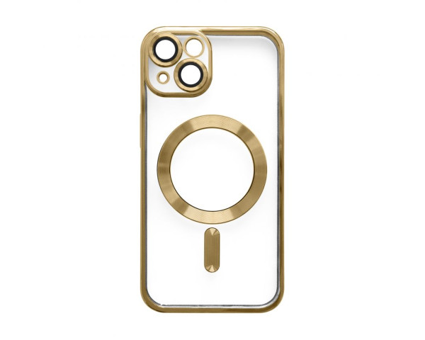 Чехол с функцией MagSafe для Apple iPhone 14 gold (3)