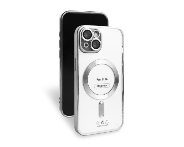 Чохол with MagSafe для iPhone 14 silver