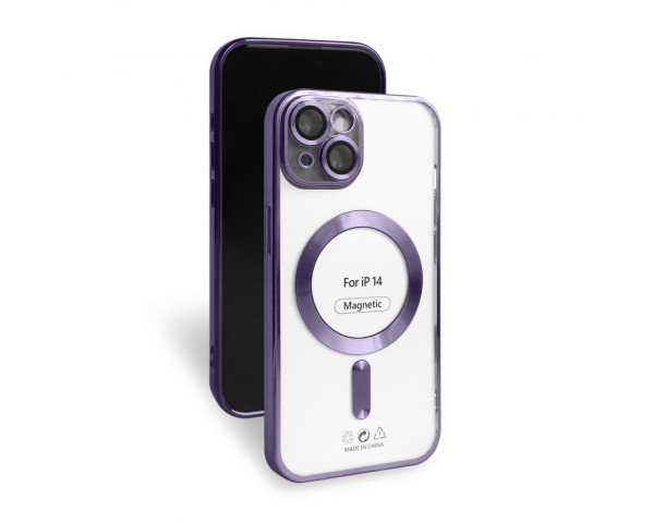 Чохол with MagSafe для iPhone 14 purple