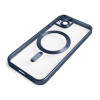 Чехол с функцией MagSafe для Apple iPhone 14 dark blue (07) матовый