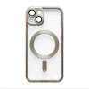 Чехол с функцией MagSafe для Apple iPhone 14 grey (12) матовый