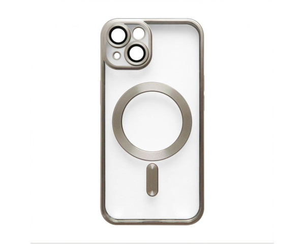 Чехол с функцией MagSafe для Apple iPhone 14 grey (12) матовый