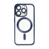 Чехол с функцией MagSafe для Apple iPhone 14 Pro dark blue (07) матовый