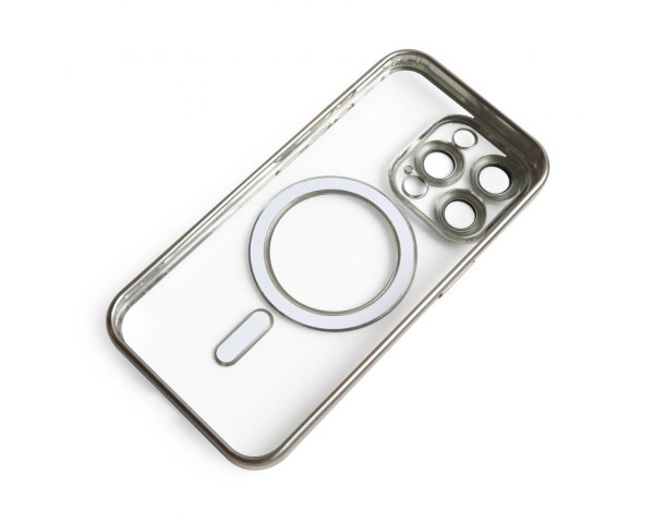 Чехол с функцией MagSafe для Apple iPhone 14 Pro grey (12) матовый