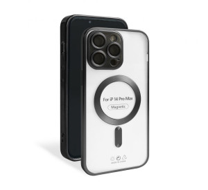 Чехол с функцией MagSafe для Apple iPhone 14 Pro Max black (09) матовый