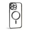 Чехол с функцией MagSafe для Apple iPhone 14 Pro Max black (09) матовый