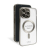 Чехол с функцией MagSafe для Apple iPhone 14 Pro Max grey (12) матовый