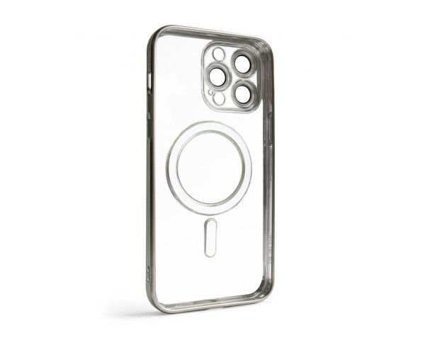 Чехол с функцией MagSafe для Apple iPhone 14 Pro Max grey (12) матовый