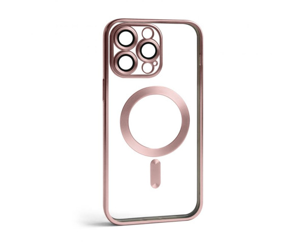 Чехол с функцией MagSafe для Apple iPhone 14 Pro Max pink (06) матовый
