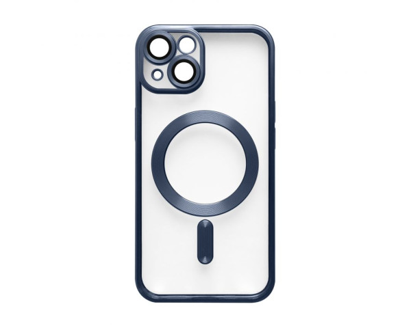 Чохол with MagSafe для iPhone 15 dark blue matte