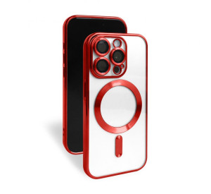 Чехол с функцией MagSafe для Apple iPhone 15 Pro red (1)