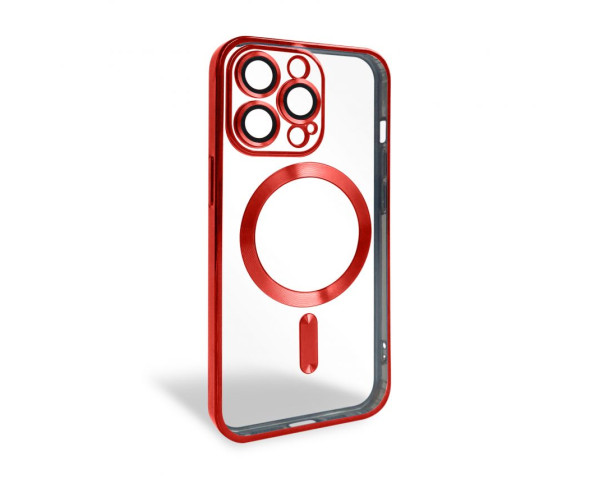 Чехол с функцией MagSafe для Apple iPhone 15 Pro red (1)
