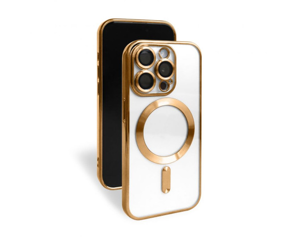 Чохол with MagSafe для iPhone 15 Pro gold