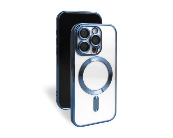 Чохол with MagSafe для iPhone 15 Pro blue