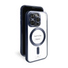 Чохол with MagSafe для iPhone 15 Pro dark blue matte