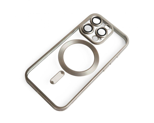 Чохол with MagSafe для iPhone 15 Pro grey matte