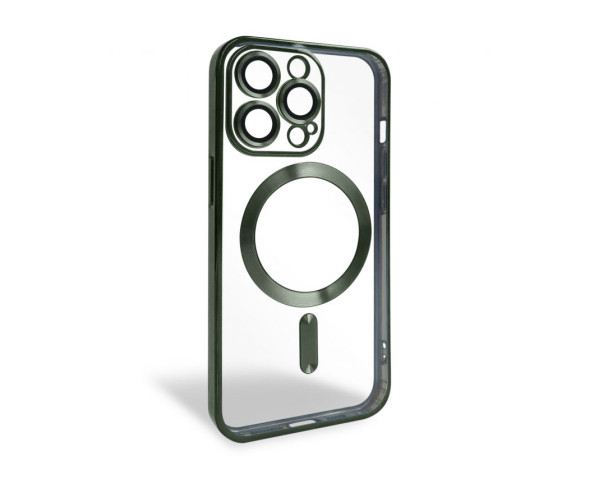 Чохол with MagSafe для iPhone 15 Pro Max olive