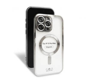 Чохол with MagSafe для iPhone 15 Pro Max silver