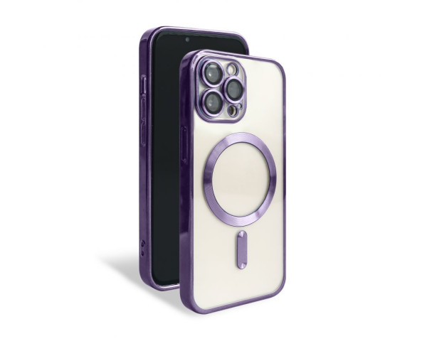 Чехол с функцией MagSafe для Apple iPhone 15 Pro Max purple (11)