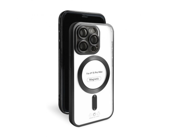 Чохол with MagSafe для iPhone 15 Pro Max black matte