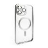 Чохол with MagSafe для iPhone 15 Pro Max grey matte