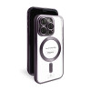 Чехол с функцией MagSafe для Apple iPhone 15 Pro Max violet (02) матовый
