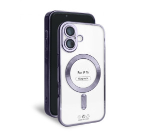 Чохол with MagSafe для iPhone 16 violet